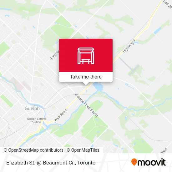 Elizabeth St. @ Beaumont Cr. map
