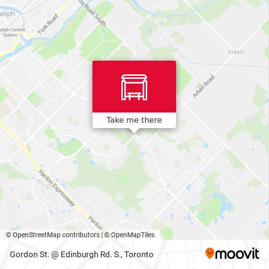 Gordon St. @ Edinburgh Rd. S. map