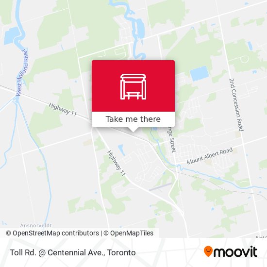 Toll Rd. @ Centennial Ave. map