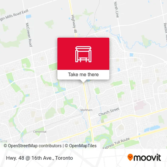 Hwy. 48 @ 16th Ave. map