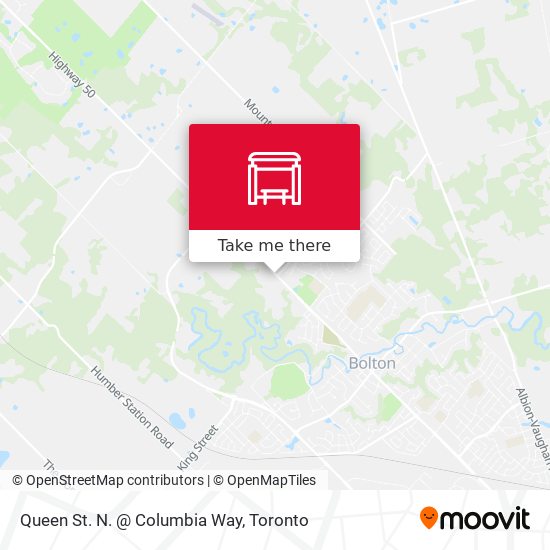 Queen St. N. @ Columbia Way plan
