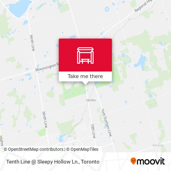 Tenth Line @ Sleepy Hollow Ln. plan
