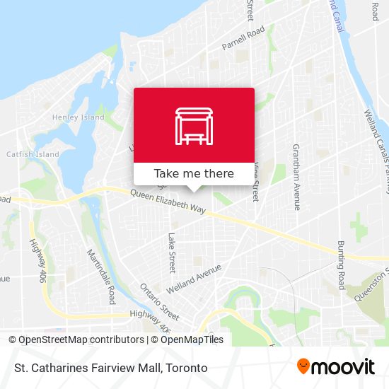 St. Catharines Fairview Mall map