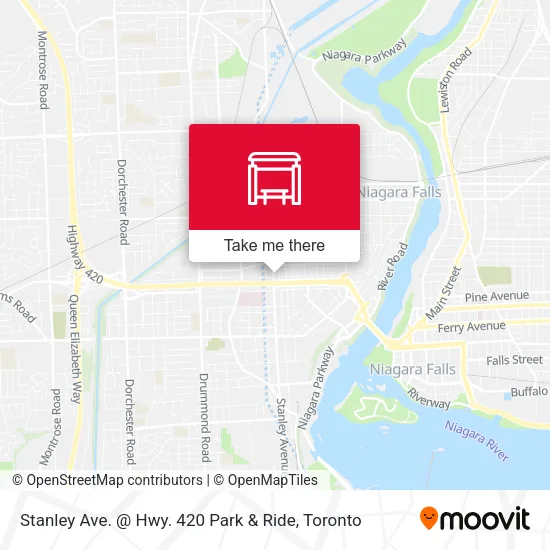 Stanley Ave. @ Hwy. 420 Park & Ride plan
