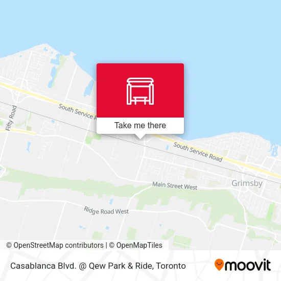Casablanca Blvd. @ Qew Park & Ride map