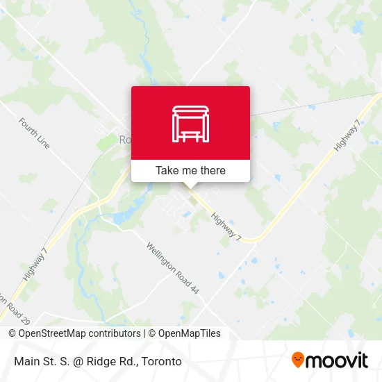 Main St. S. @ Ridge Rd. map