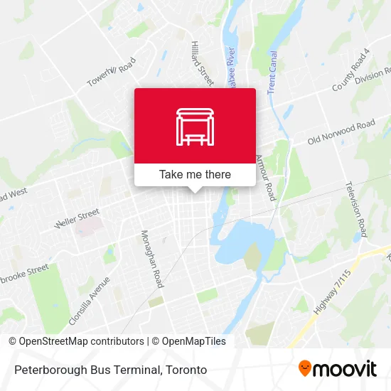 Peterborough Bus Terminal plan