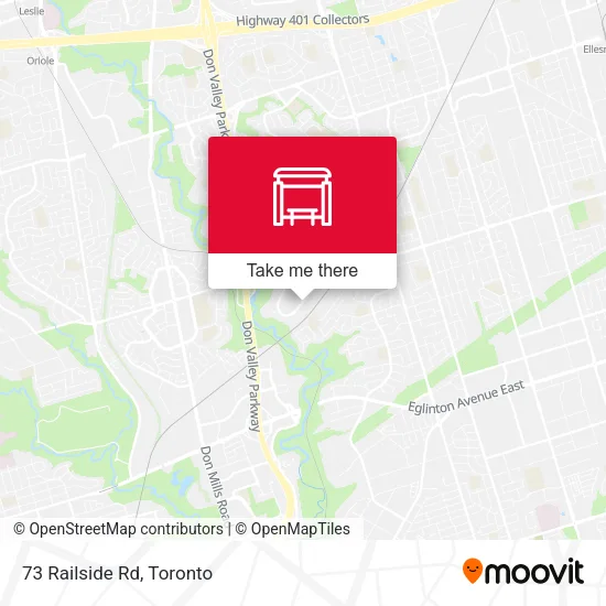 73 Railside Rd map