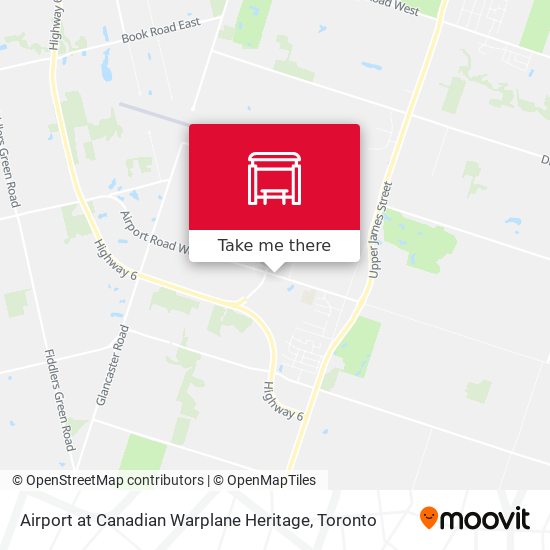 Airport at Canadian Warplane Heritage plan