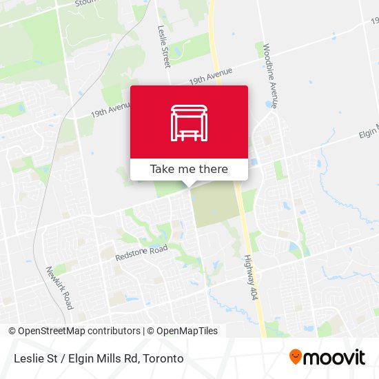 Leslie St / Elgin Mills Rd map