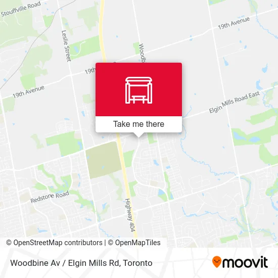 Woodbine Av / Elgin Mills Rd map