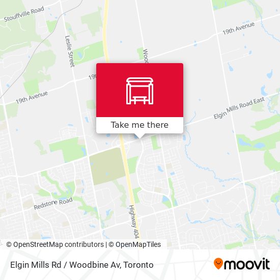 Elgin Mills Rd / Woodbine Av map