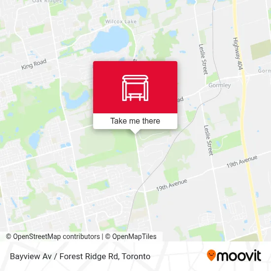 Bayview Av / Forest Ridge Rd map