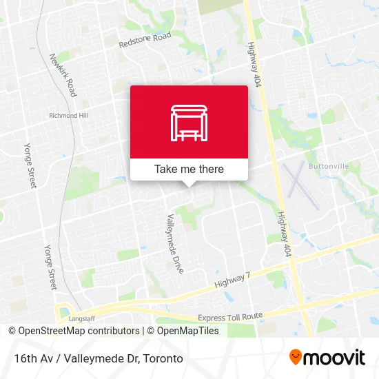 16th Av / Valleymede Dr map