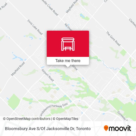 Bloomsbury Ave S / Of Jacksonville Dr map