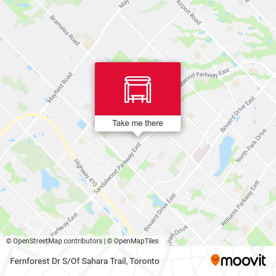 Fernforest Dr S / Of Sahara Trail map