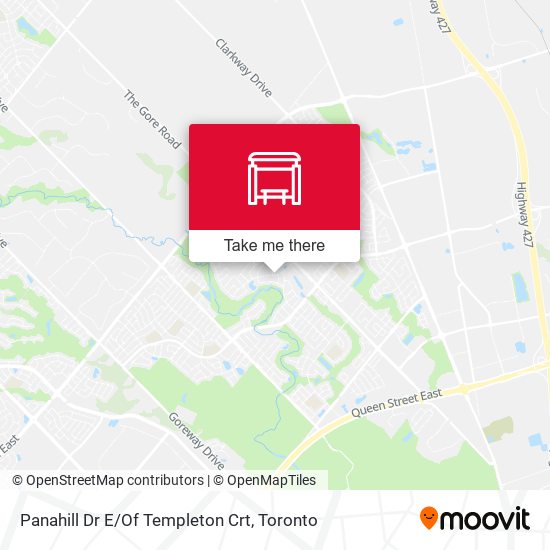Panahill Dr E/Of Templeton Crt map