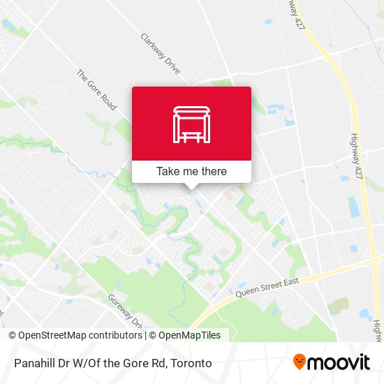 Panahill Dr W/Of the Gore Rd map