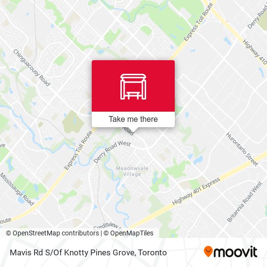 Mavis Rd S / Of Knotty Pines Grove map