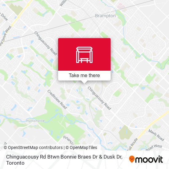 Chinguacousy Rd Btwn Bonnie Braes Dr & Dusk Dr map