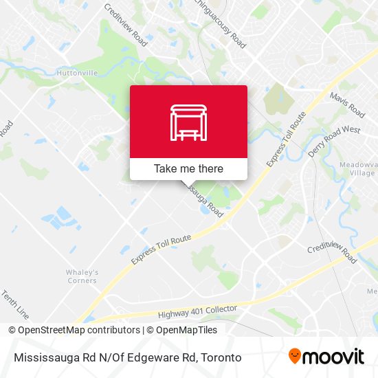 Mississauga Rd N / Of Edgeware Rd map