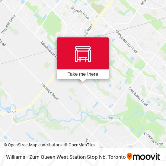 Williams - Zum Queen West Station Stop Nb plan