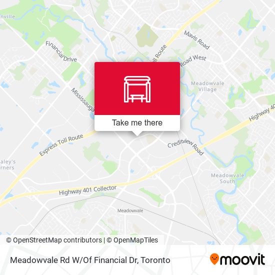 Meadowvale Rd W / Of Financial Dr map