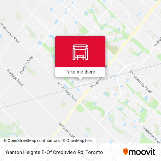 Ganton Heights E / Of Creditview Rd map
