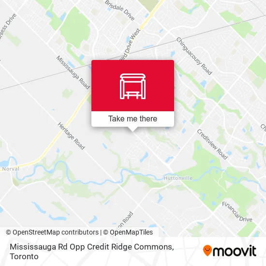 Mississauga Rd Opp Credit Ridge Commons map