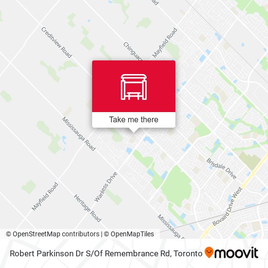 Robert Parkinson Dr S / Of Remembrance Rd map