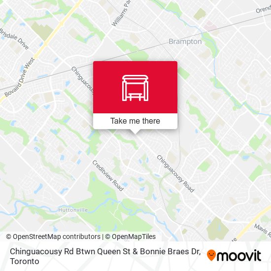 Chinguacousy Rd Btwn Queen St & Bonnie Braes Dr map
