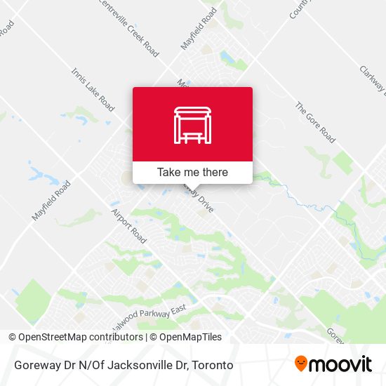 Goreway Dr N / Of Jacksonville Dr map