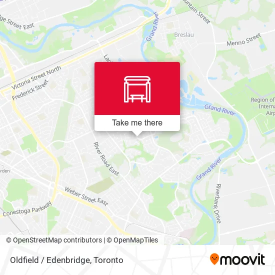 Oldfield / Edenbridge map