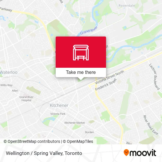 Wellington / Spring Valley map