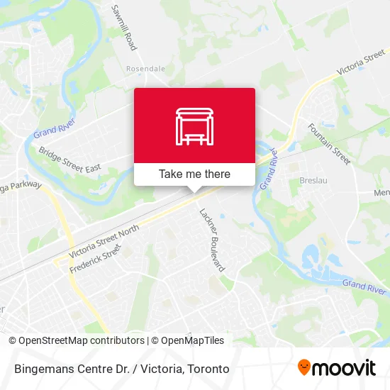 Bingemans Centre Dr. / Victoria map