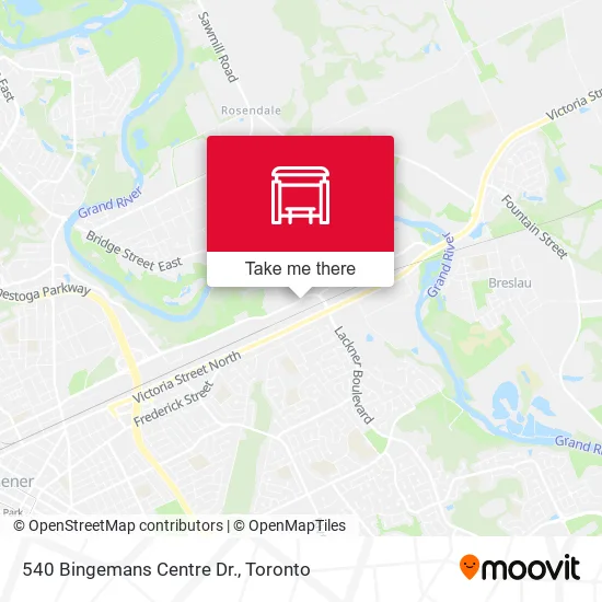 540 Bingemans Centre Dr. map