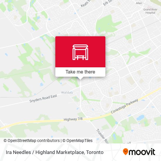 Ira Needles / Highland Marketplace map