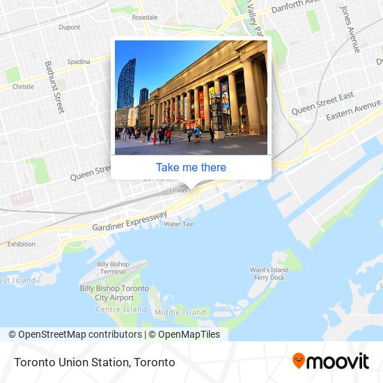 Toronto Union Station map