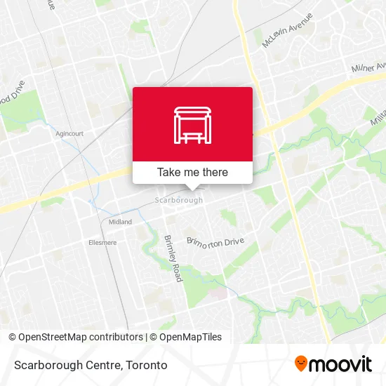 Scarborough Centre map