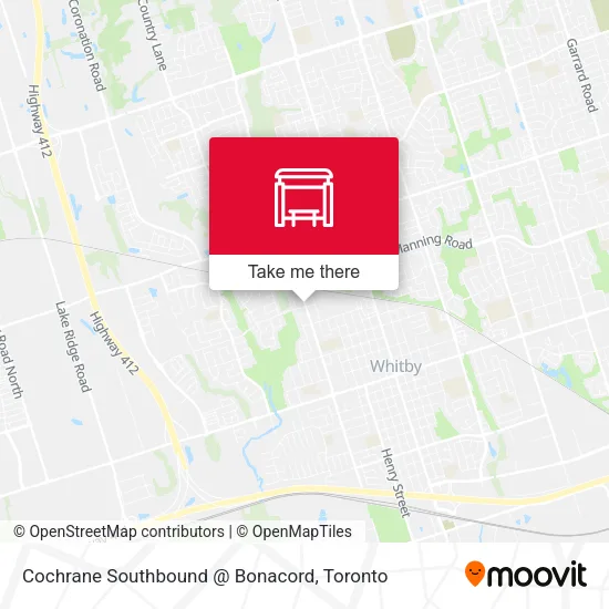 Cochrane Southbound @ Bonacord map