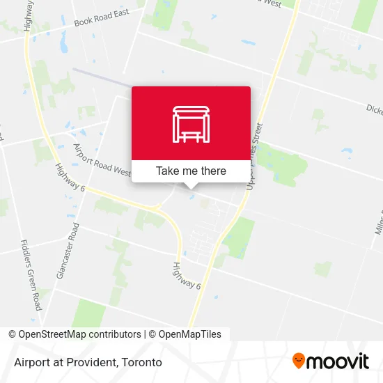 Airport at Provident map