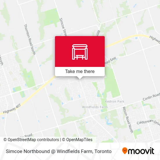 Simcoe Northbound @ Windfields Farm plan