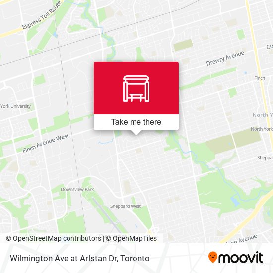 Wilmington Ave at Arlstan Dr map