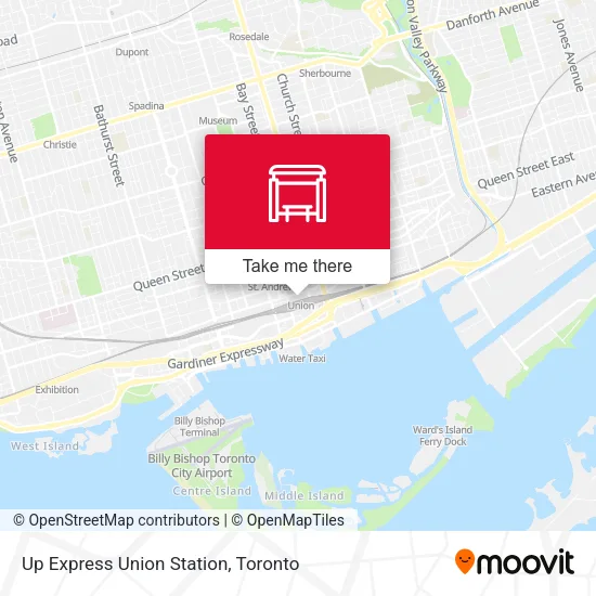 Up Express Union Station plan