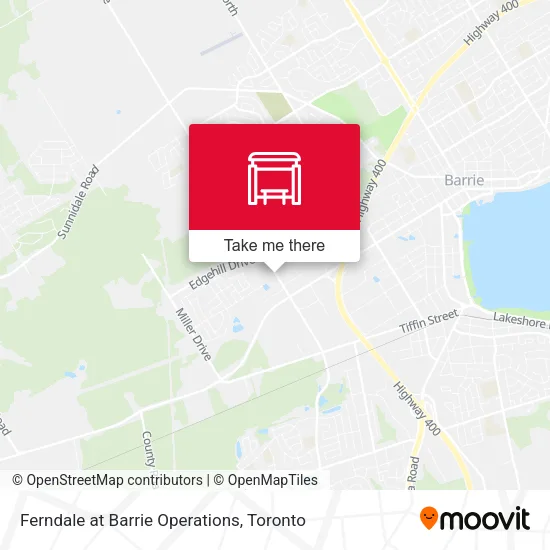 Ferndale at Barrie Operations map