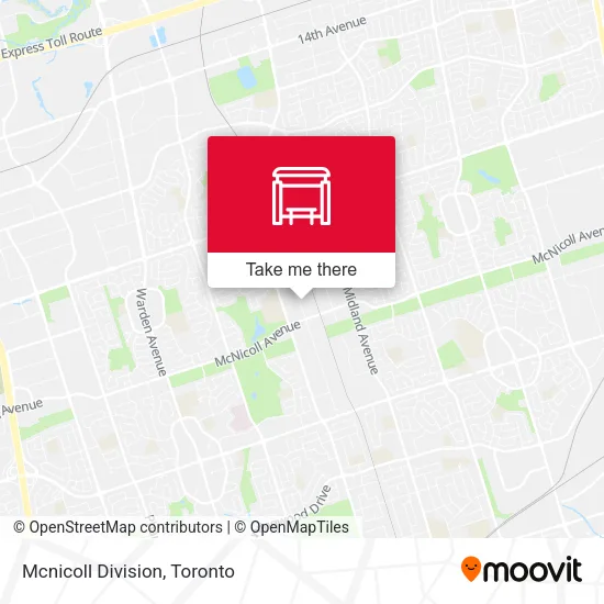 Mcnicoll Division map