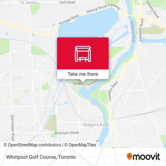 Whirlpool Golf Course map