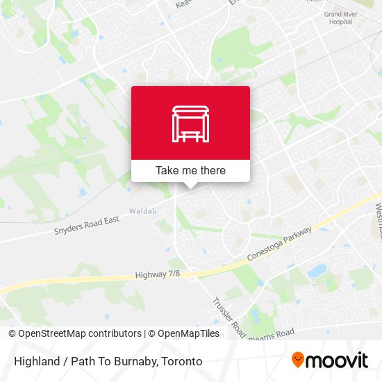 Highland / Path To Burnaby map