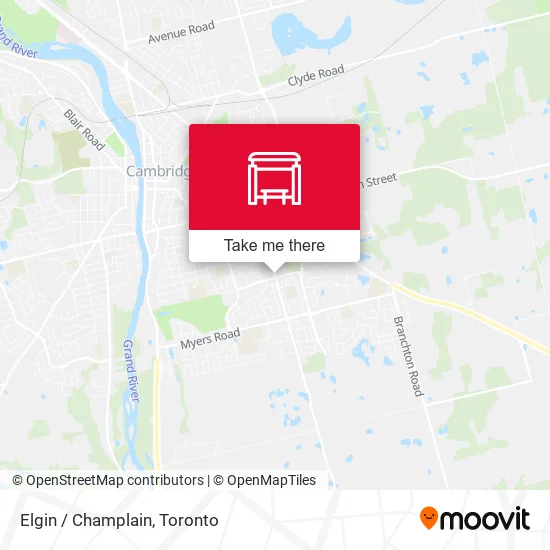Elgin / Champlain map