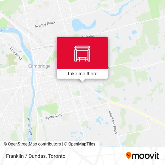 Franklin / Dundas map